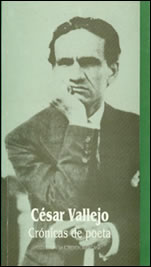 Portada del libro de crónicas de Vallejo